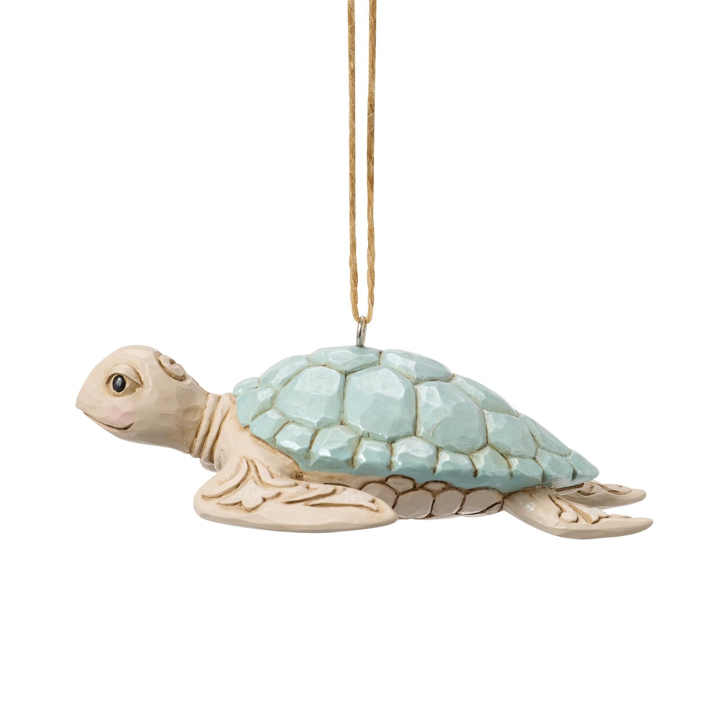 Enesco Jim Shore Heartwood Creek Coastal Sea Turtle Hanging Ornament, 1.25 Inch, Multicolor