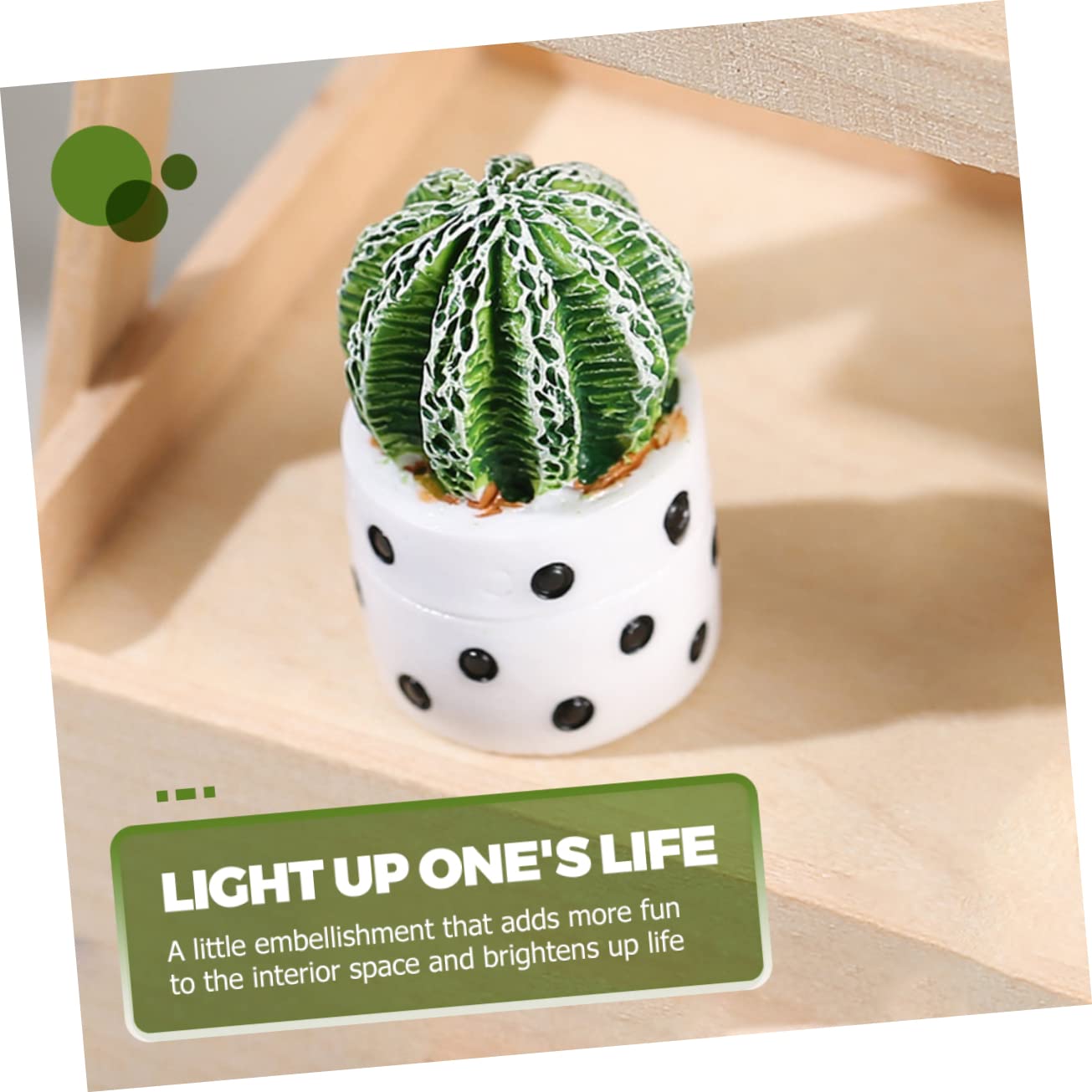 HOLIDYOYO 16 Pcs Mini Faux Cactus Potted Plants Artificial Succulent Decor Indoor Small Faux Cactus Bonsai for Home Office Desk Decoration