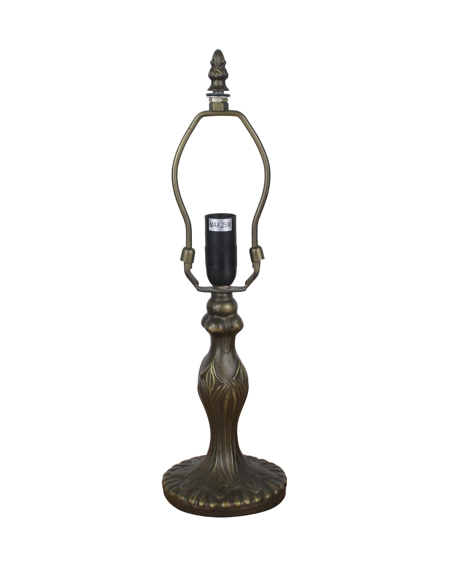 YINIETZSCHE Tiffany Style Table Lamp 8 Inch, Handmade Stained Glass Vintage Bedside Lamp, Art Glass Desk Light for Bedroom Office Living Room