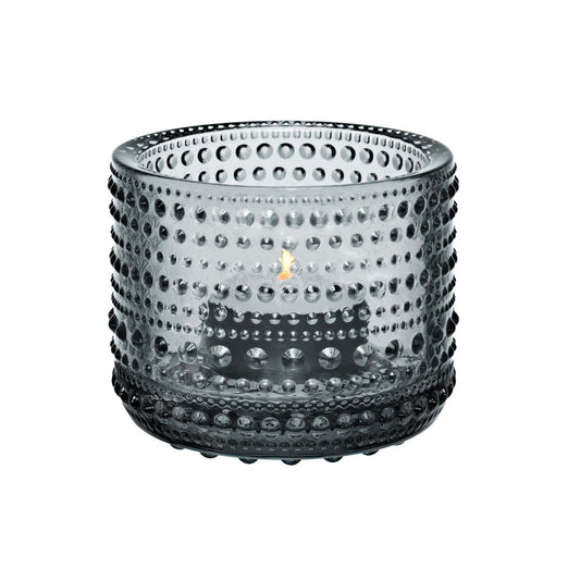 Iittala Kastehelmi Tealight Candleholders by Oiva Toikka (Grey)
