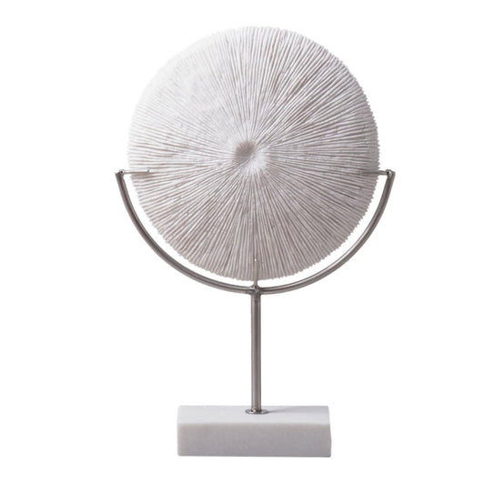 HAUCOZE Modern Sculpture Decor Abstract Figurine Statue Screen Art Home Gift for Living Room Bookshelf Polyresin 13.0 Inch