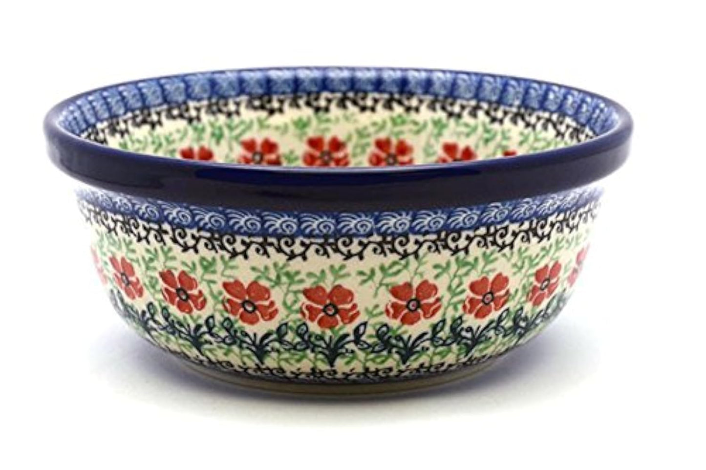 Polish Pottery Bowl - Salad - Maraschino