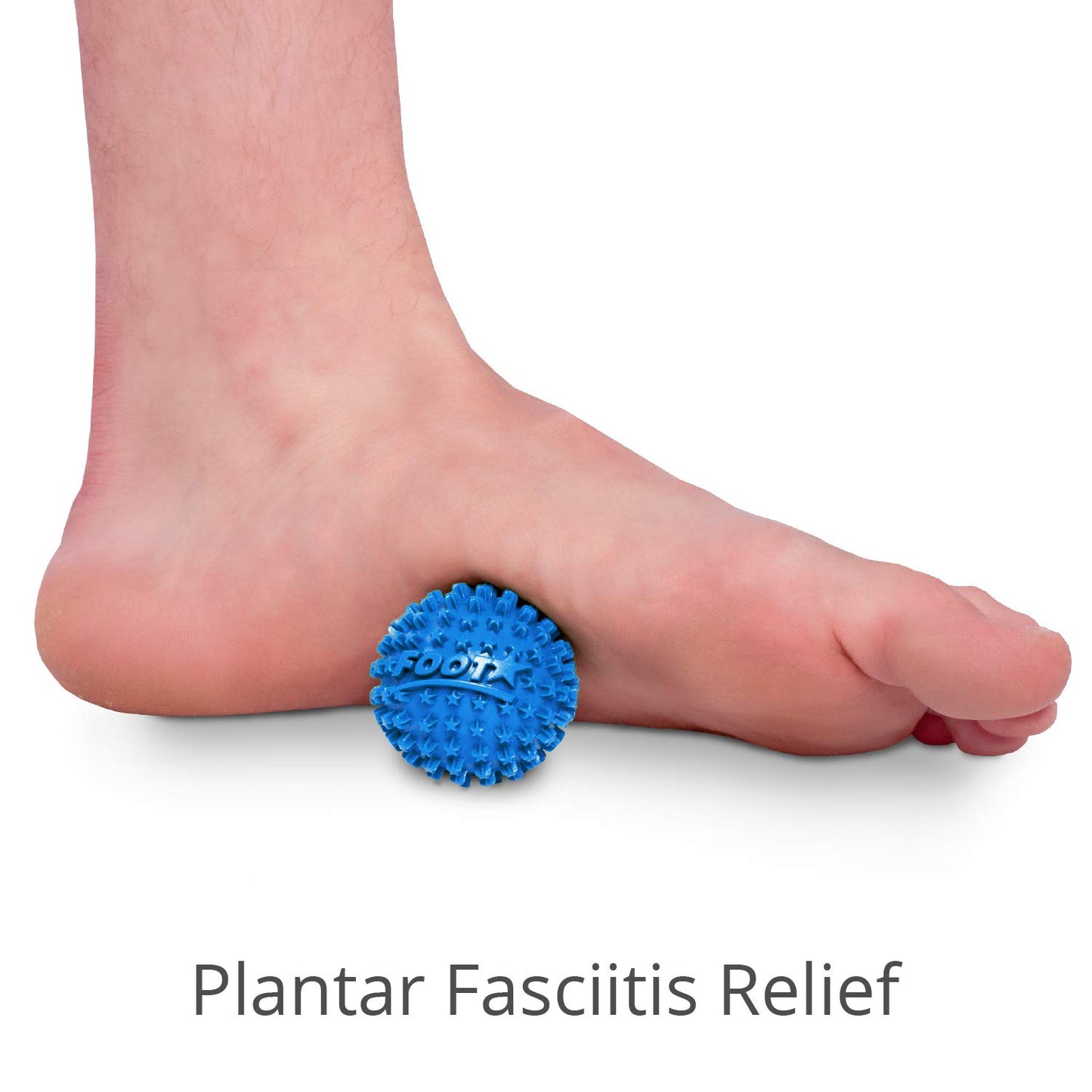 Body Back Foot Star® Massager Ball and Plantar Fasciitis Roller - Soothe Foot Stress, Discomfort, Aches, & Tightness (2-Inch, Blue)