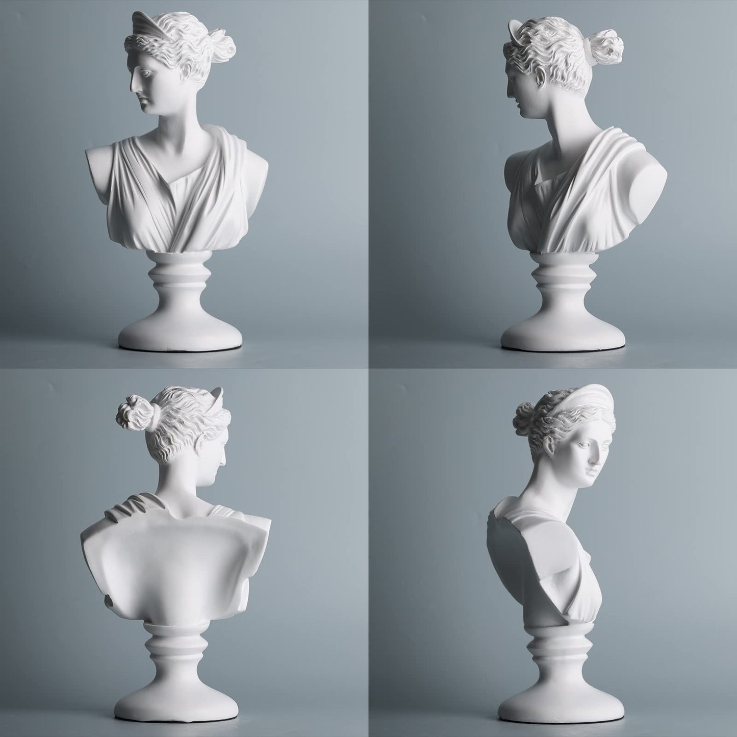 Greek Goddess Statue, Venus Plaster Statue Sculpture, Greek Mythology Sculpture for Home Decoration, Suitable for Living Room, Office, Home Decoration for Shelf