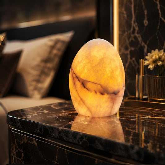 Marmor Marble Lamp Table Lamp Unique Stone Lamp Touch Lamp Pat Lamp Type-C 3 Way Bedside Lamps Ambient Light Bedroom Night Stands Small Night Light Decorative LED Warm Portable Lamps Rechargeable