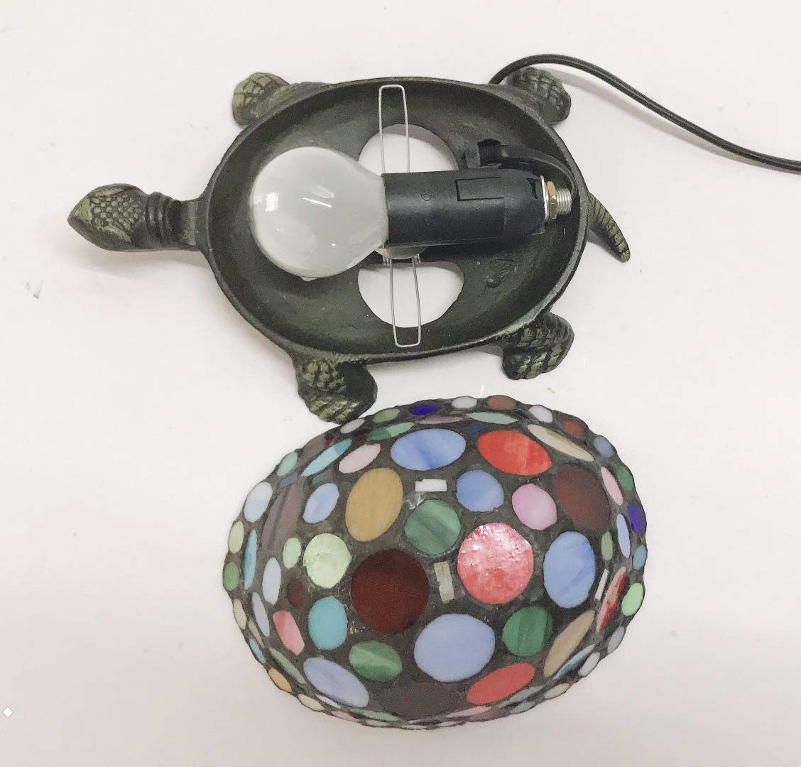Stained Glass Animals Tortoise HMJ80011 Art Glass Children Room lamp Tiffany Glass Coffee Shop Small Lamps and Lanterns of Lamps and Lanterns