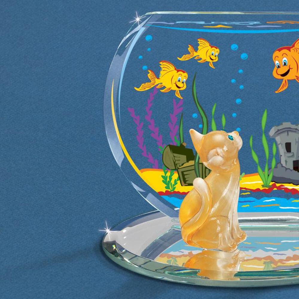 Glass Baron Cat & Fish Bowl