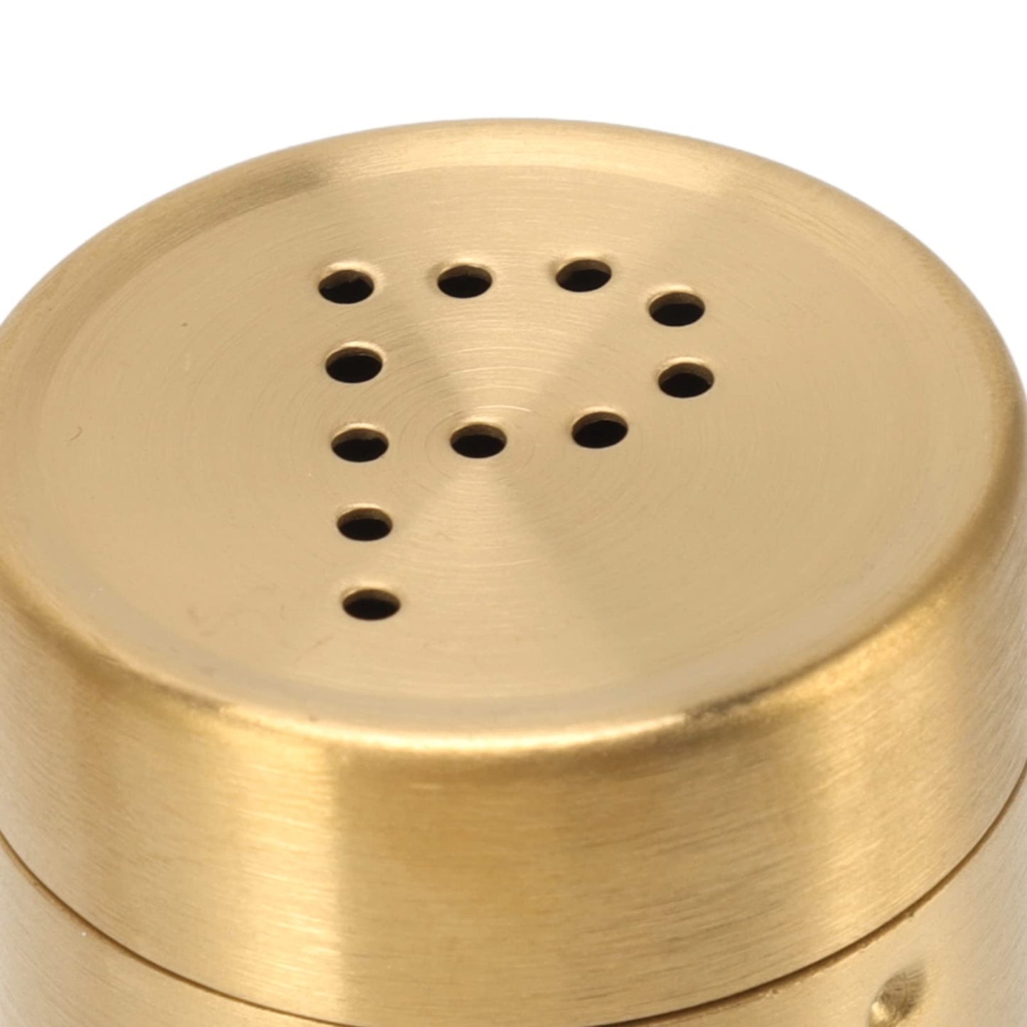 Stainless Steel Gold Spice Jars - 2 Pcs Rustproof Screw Top Seasoning Shaker Bottle for Salt, Sugar, Pepper, Paprika