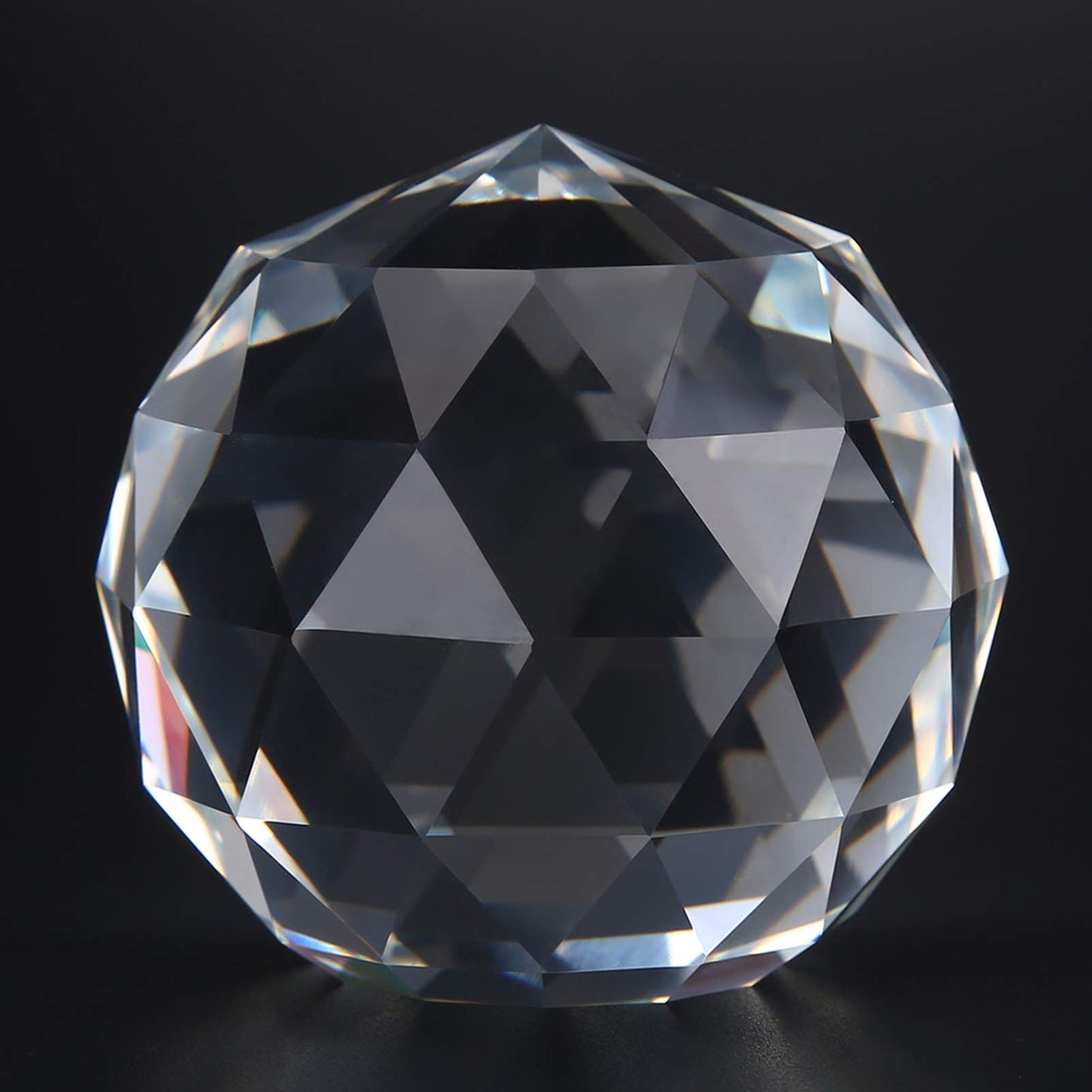 Crystal Glass Ball Prisms - Clear Crystal Sphere Decorative Balls for Home (60MM/2.36in)