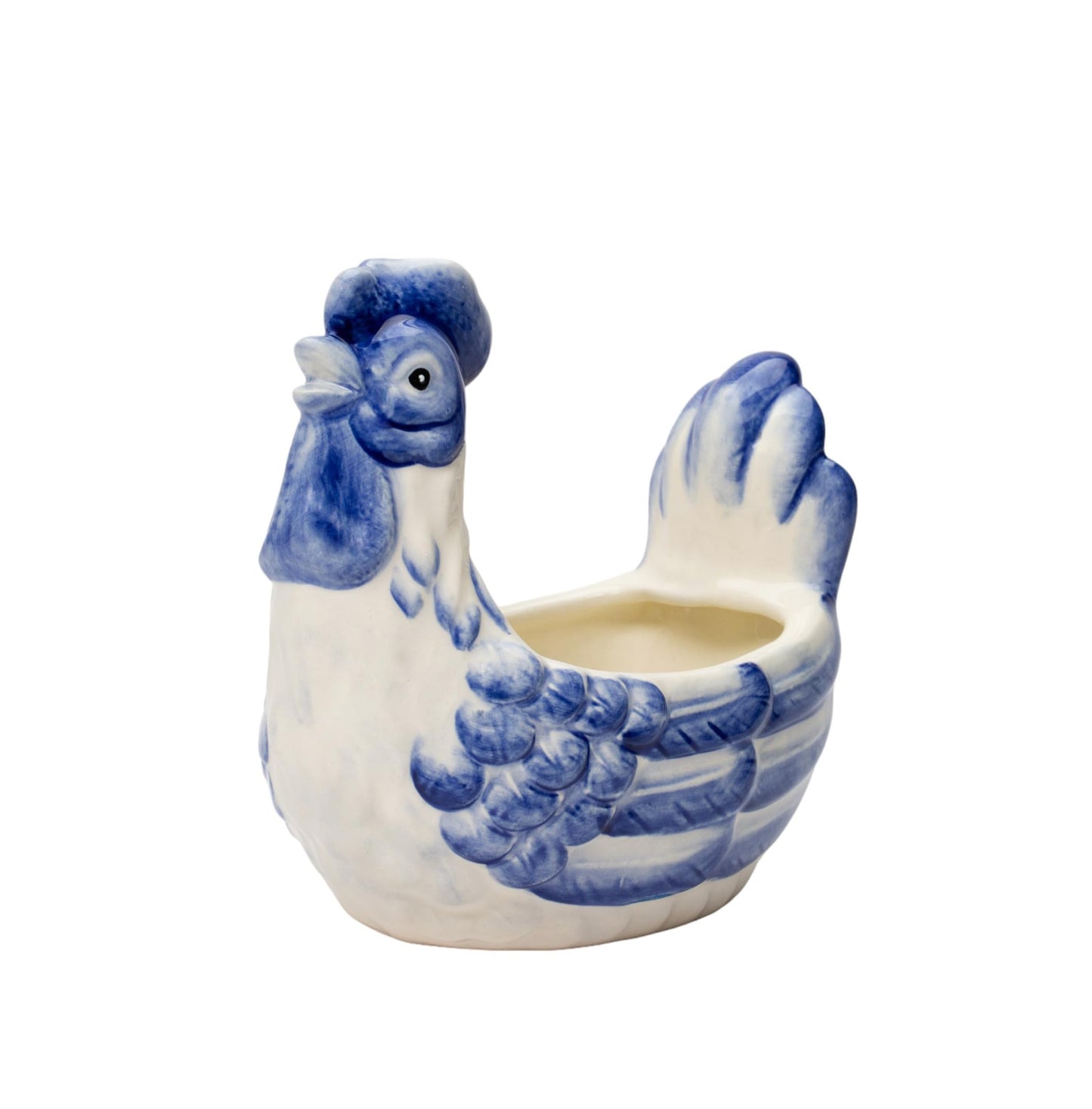 Cosmos Gifts 31997 Small Ceramic Dutch Blue Rooster Decorative Bowl/Candy Bowl