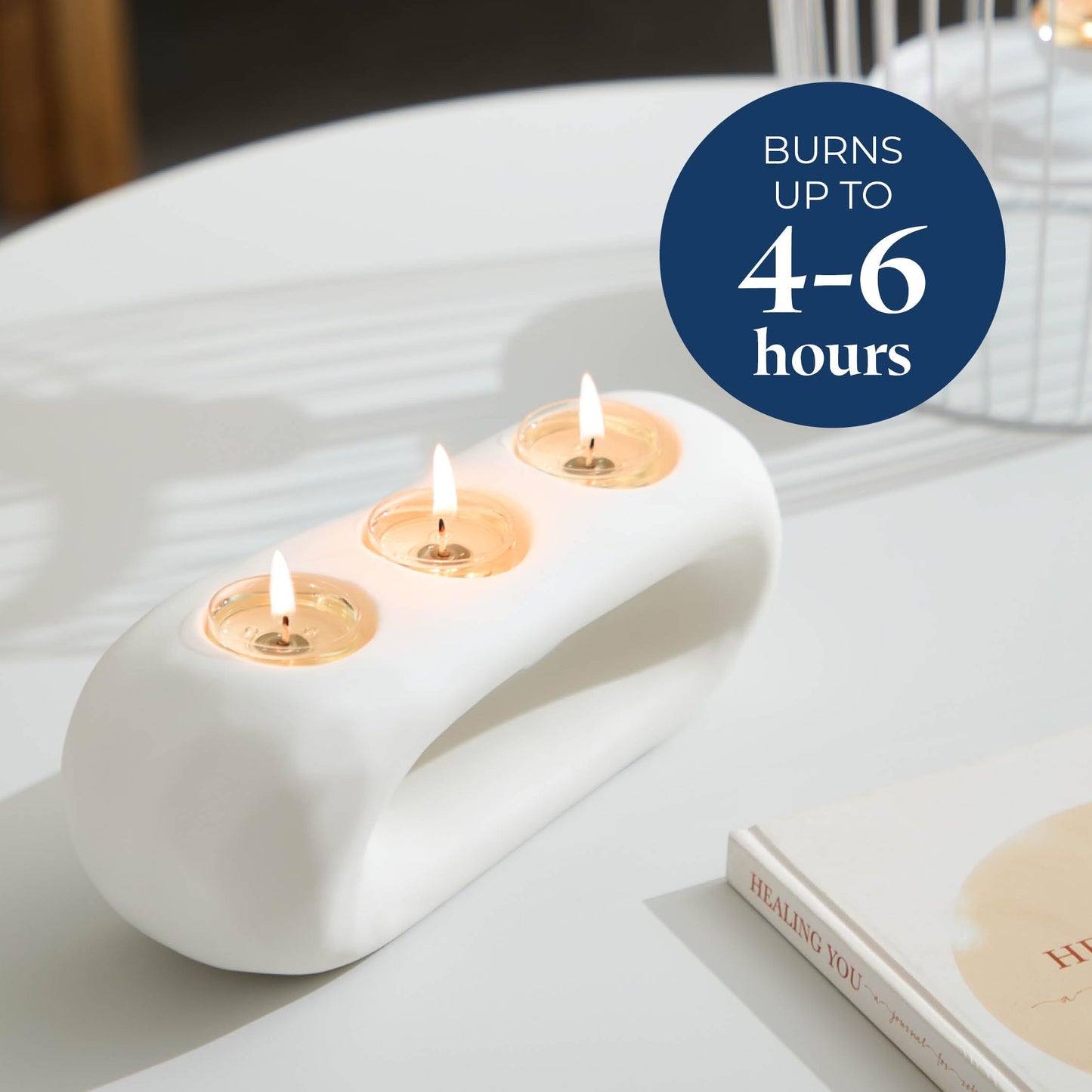 PartyLite Tea Lights Candles, Marshmallow and Vanilla with Caramel Scent, Gift Set of 12, Aromatherapy with up to 4 to 6 Hours Burn Time, Ideal for Home Decor, Holiday Gifting & Celebration
