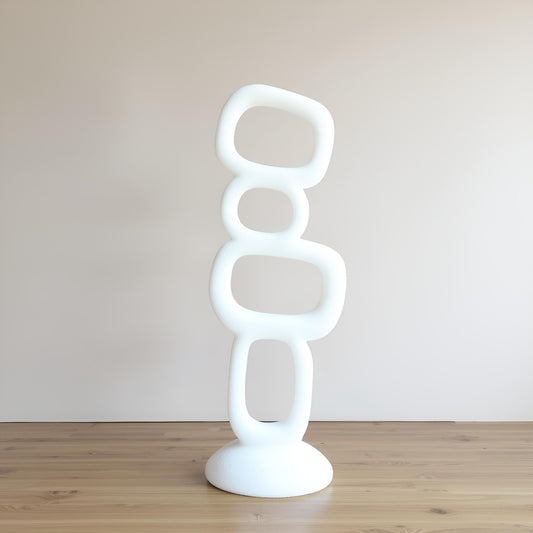 14'' Abstract Decorative Sculpture Ornament, Modern Art Statue Table Decor with Base, Accent Figurine for Dining Room Living Room Office Centerpiece ,Home Decor,Coffee Table Statues,Desk Decor