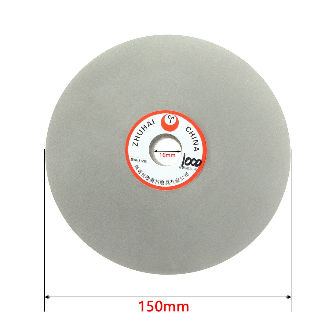 uxcell 6-inch Grit 1000 Diamond Coated Flat Lap Wheel Grinding Disc Polishing Tool