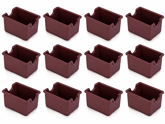 New Star Foodservice Plastic Sugar Packet Holder, Brown, Set of 12