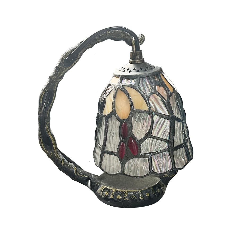WKINGDIY Stained Glass Grape Table lamp.WKD1010
