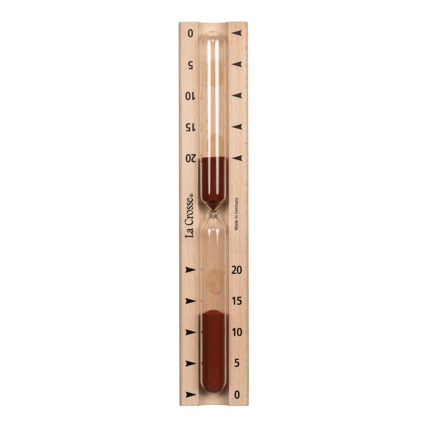 La Crosse 918-631 Sauna Tall Beech Wood Hourglass Timer