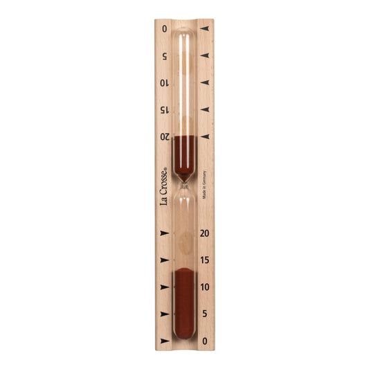 La Crosse 918-631 Sauna Tall Beech Wood Hourglass Timer