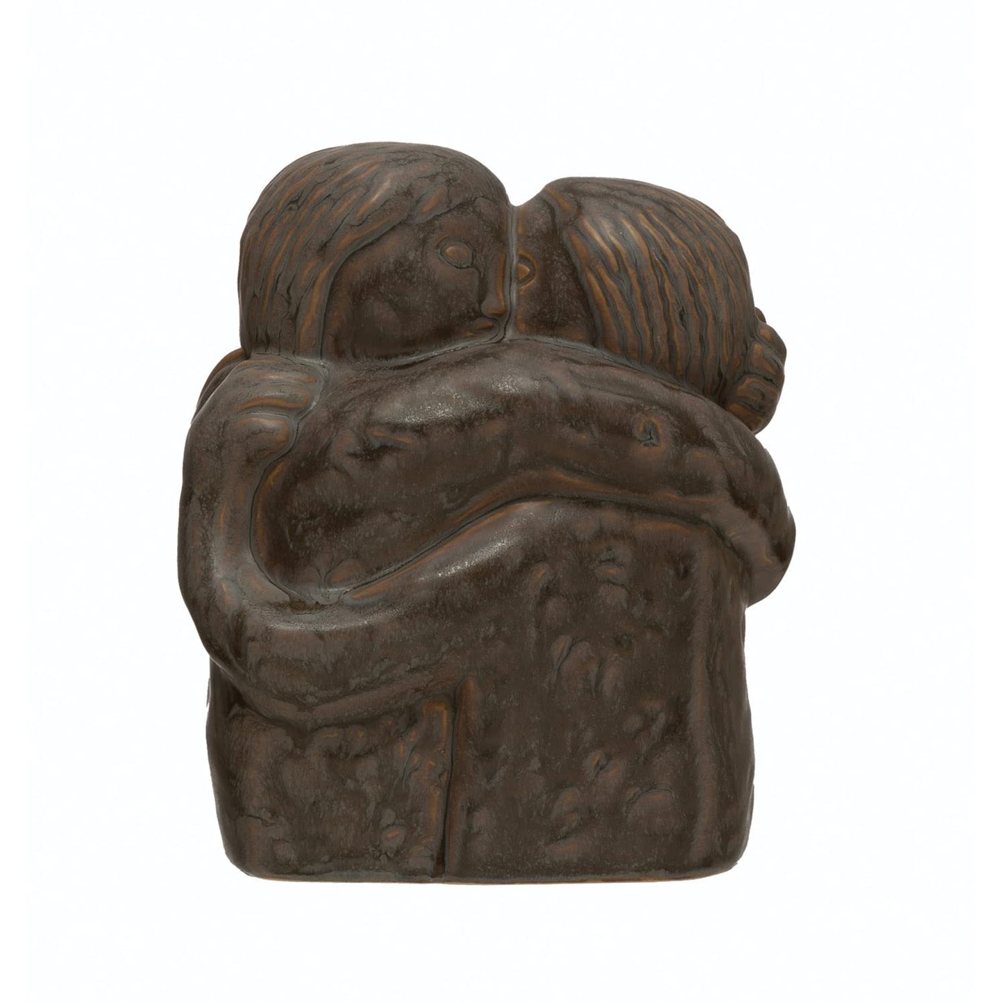 Bloomingville Stoneware Hugging Figures, Reactive Glaze