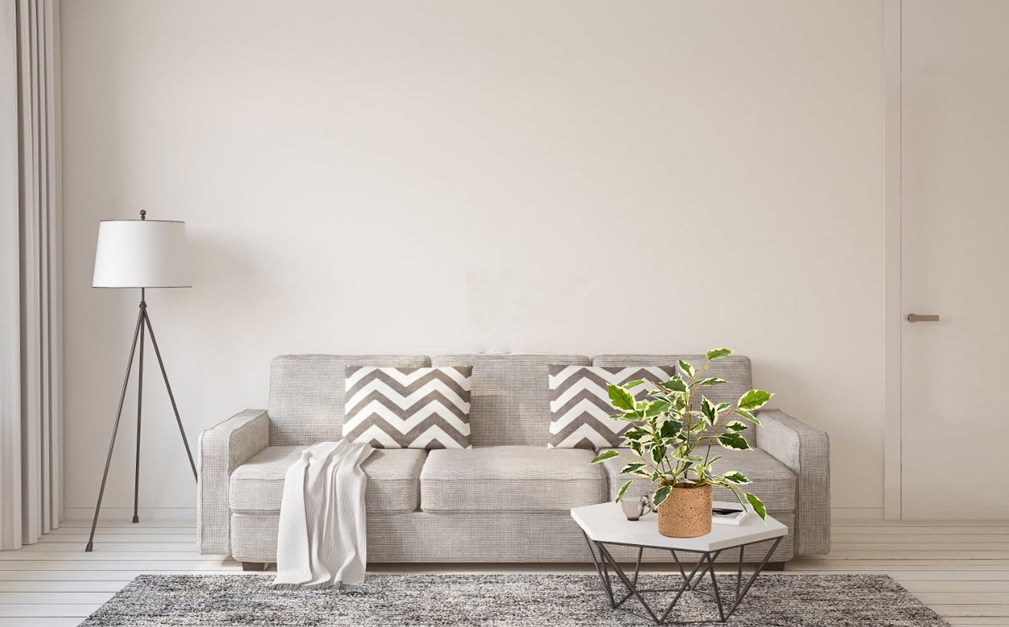 Ainuowei 12.8'' Fake Plants Ficus Plasitc Leaves Artificial Plants with Rustic Cement Planter Realistic Silk Faux Plants Perfect for Home Shelf Bathroom Kitchen Office Indoor Outdoor Decor