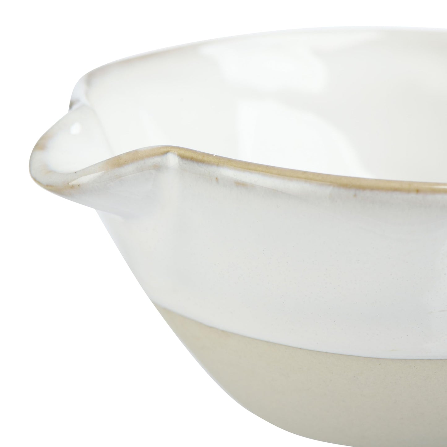 Stoneware White Batter Bowls (Set of 4)