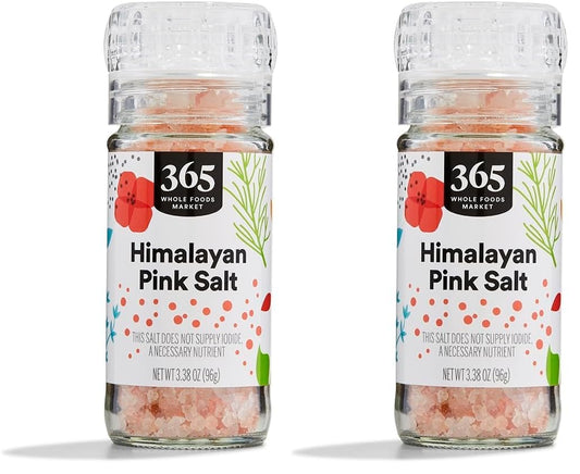 365 by Whole Foods Market, Himalayan Pink Salt Grinder, 3.38 Ounce (Pack of 2)