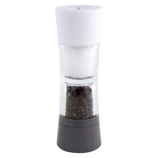 Cole & Mason Lincoln Duo Salt and Pepper Grinder Combo, Acrylic Combination Mill Includes Premium Salt and Peppercorns