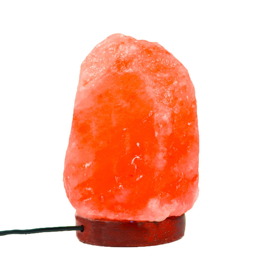 qbanziou 7-Color Himalayan Salt lamp，Wooden Base，Room Decor, Home Decor, Relaxation, Ambiance,Christmas、Birthday Gift for Kids