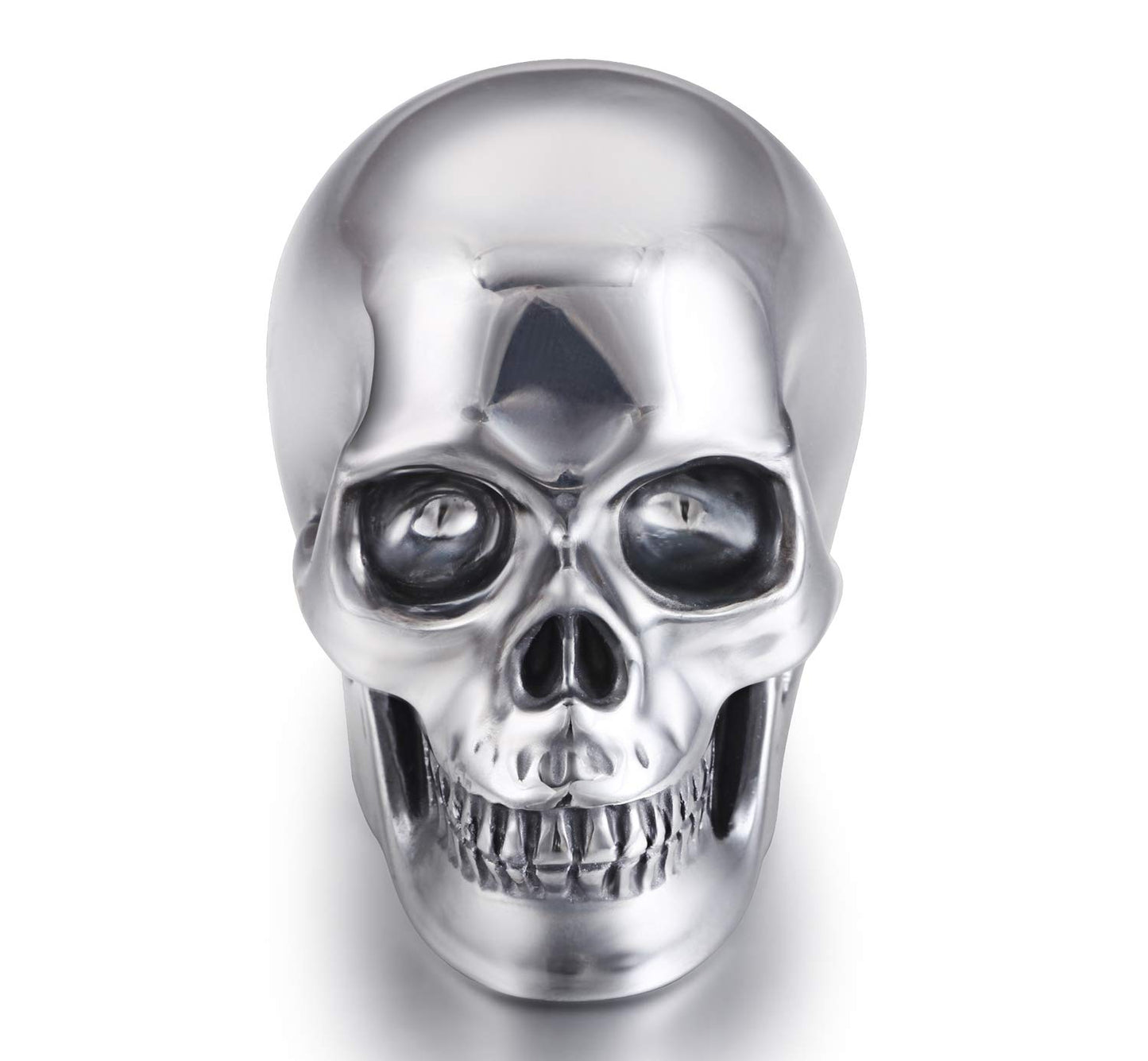 Skullis 2.0" Tera-Hertz Crystal Skull, Hand Carved Gemstone Fine Art Sculpture, Reiki Healing Stone Statue. z8