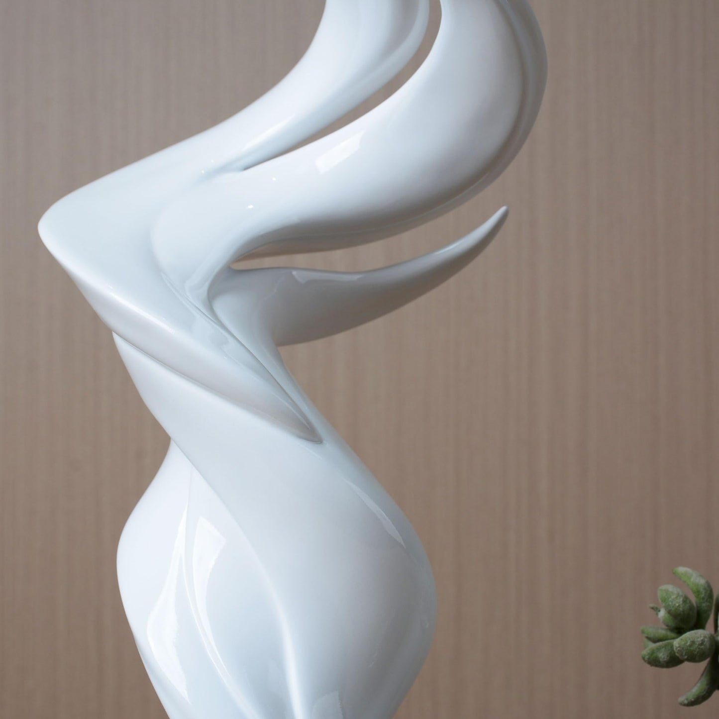 HAUCOZE Modern Art Sculpture Abstract Statue Decor Table Centerpiece Ornament Home Figurine Gift for Living Room Office Bedroom Polyresin 16.0 Inch