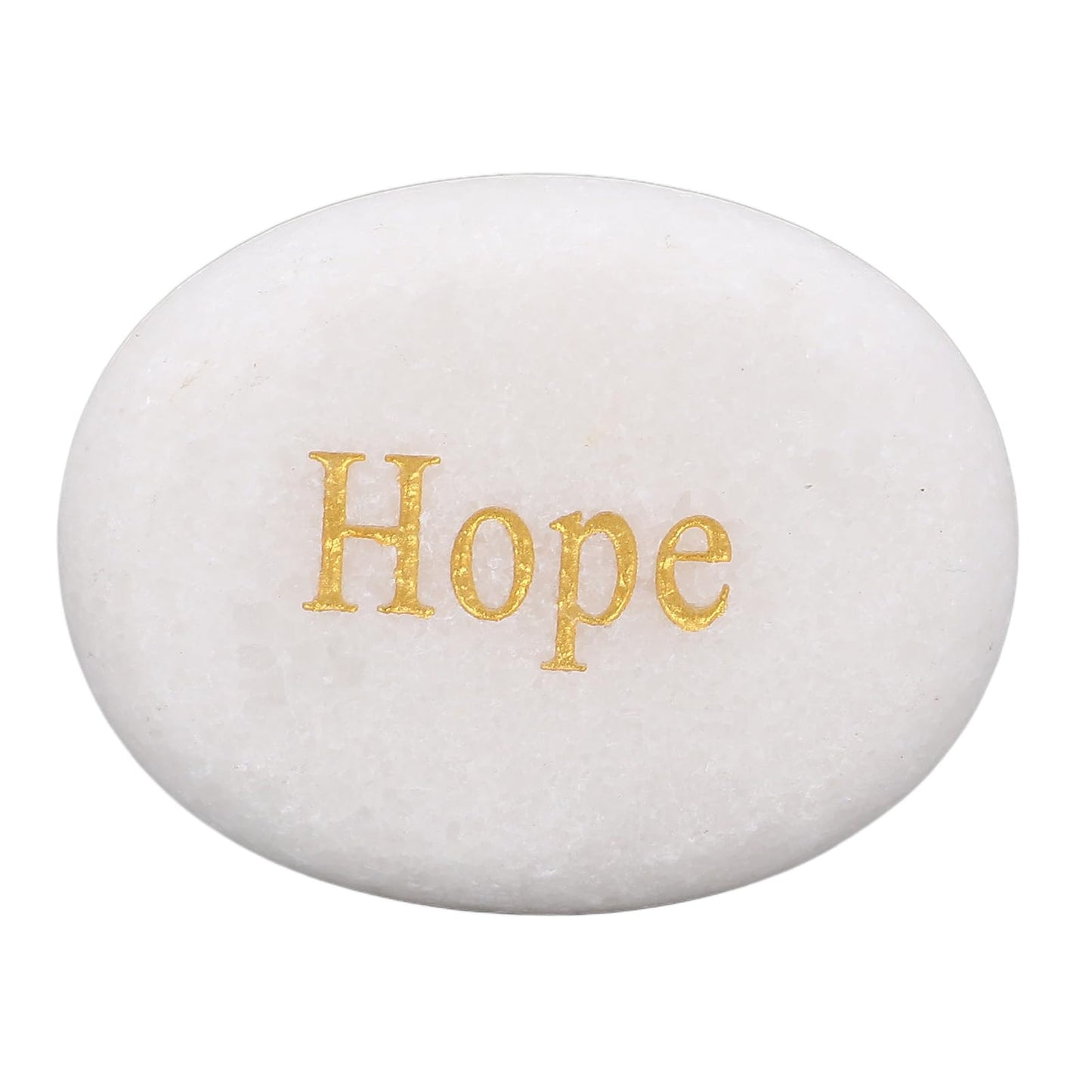 TOPINCN Engraved Inspirational Stone, Encouragement Motivational Marble, 3 Different Words Faith Rocks, Garden Stones, Meditation Amulets for Home Decor and Gifting, Palm Sized