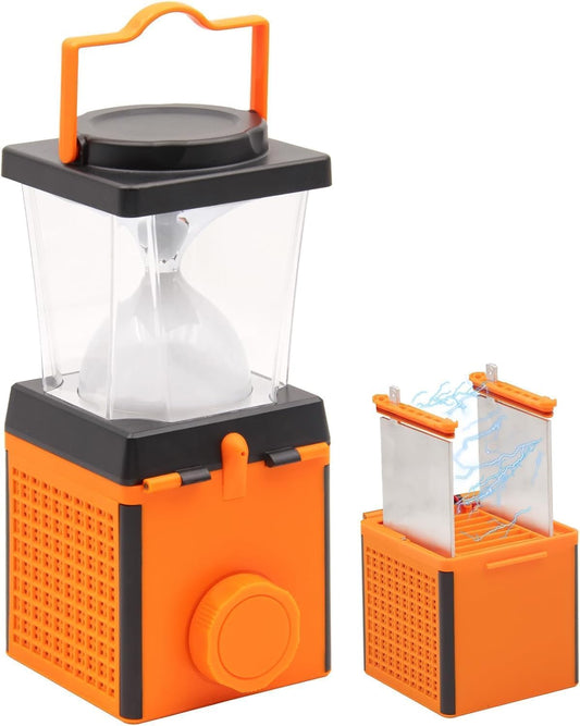 Environmentally Conscious Lighting, Saltwater Camping Lantern - Survival & Emergency Outdoor Ligh Simply add Salt Water to Activate The Light. It's that Easy