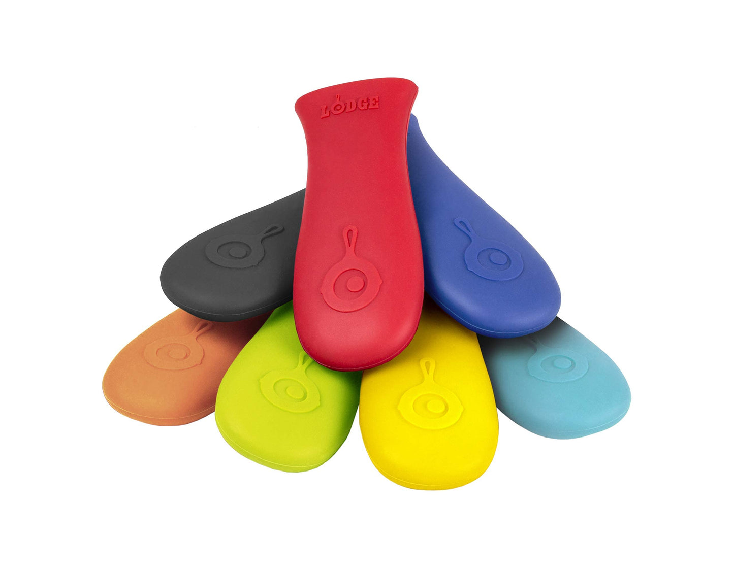 Lodge Silicone Hot Handle Holder - Heat-Resistant Cast Iron Skillet Handle Cover for Pans 9 Inches & Larger - Dishwasher-Friendly Silicone Hot Grip Sleeve - Reusable Skillet Accessory - Red