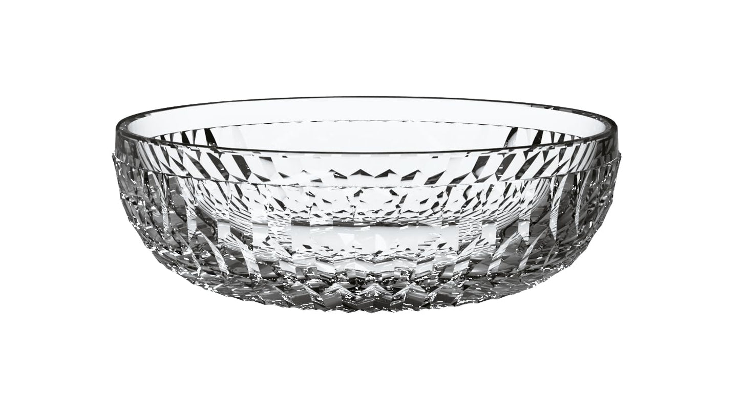 Villeroy & Boch - Boston Shallow Bowl, Set of 2, Crystal Glass Bowl for Desserts, Fruit and Snacks, Made in Germany, Dishwasher-Safe, 6.75 in Diameter, 17 oz Capacity, Clear