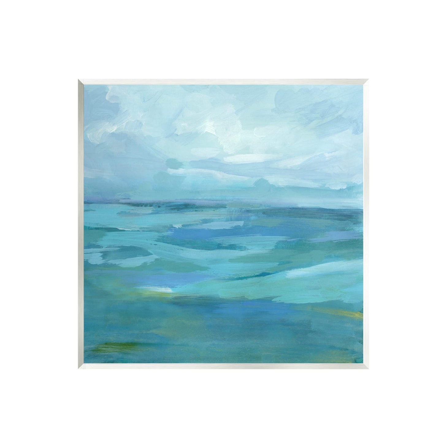 Stupell Industries Flowing Ocean Tide Abstract Wall Plaque Art, Design by Victoria Barnes, 12 x 12, Wall Plaque
