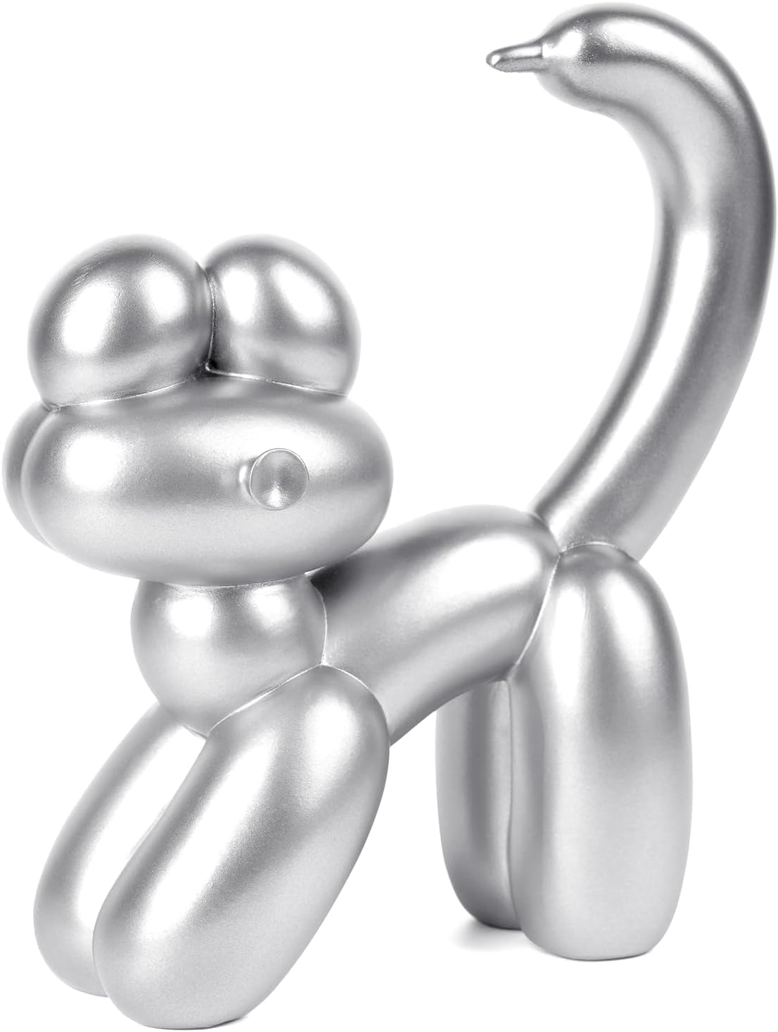 VOFSTAND Balloon Cat Decor, 7.8 Inch, Silver