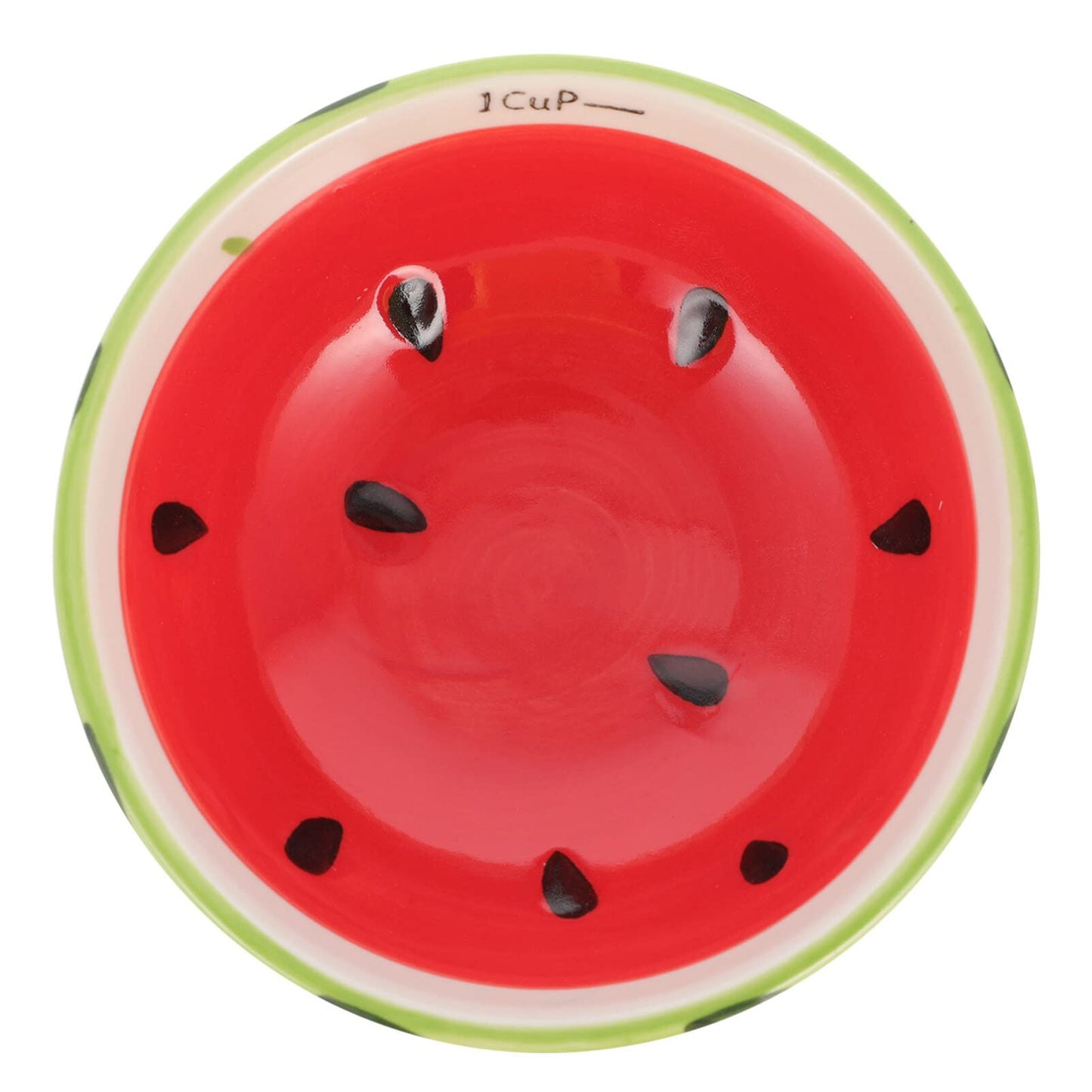 Kichvoe 5.1 Inch Cartoon Fruit Design Ceramic Bowl Fruit Serving Bowl Snack Candy Plate Porcelain Salad for Kids and Parties