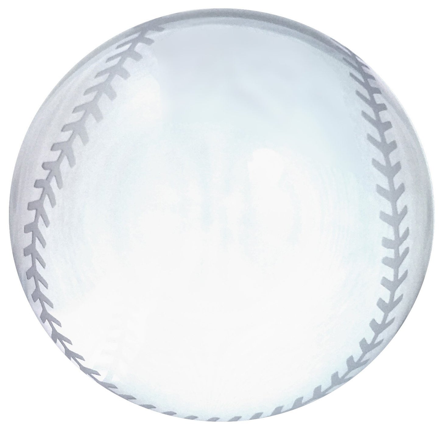 Amlong Crystal Baseball Paperweight 3 inch with Gift Box