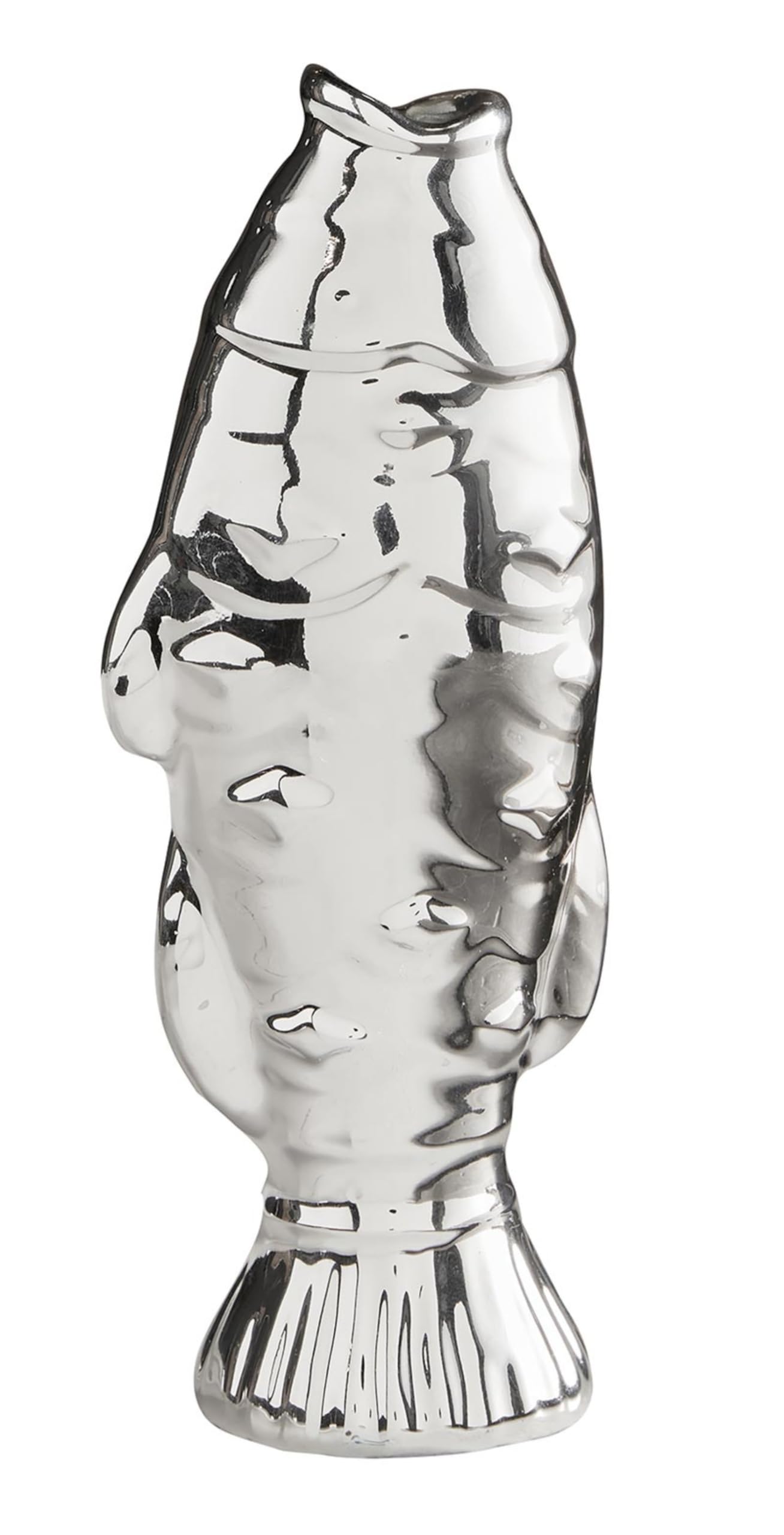 47th & Main Decorative Silver Dolomite Fish, 7" Tall