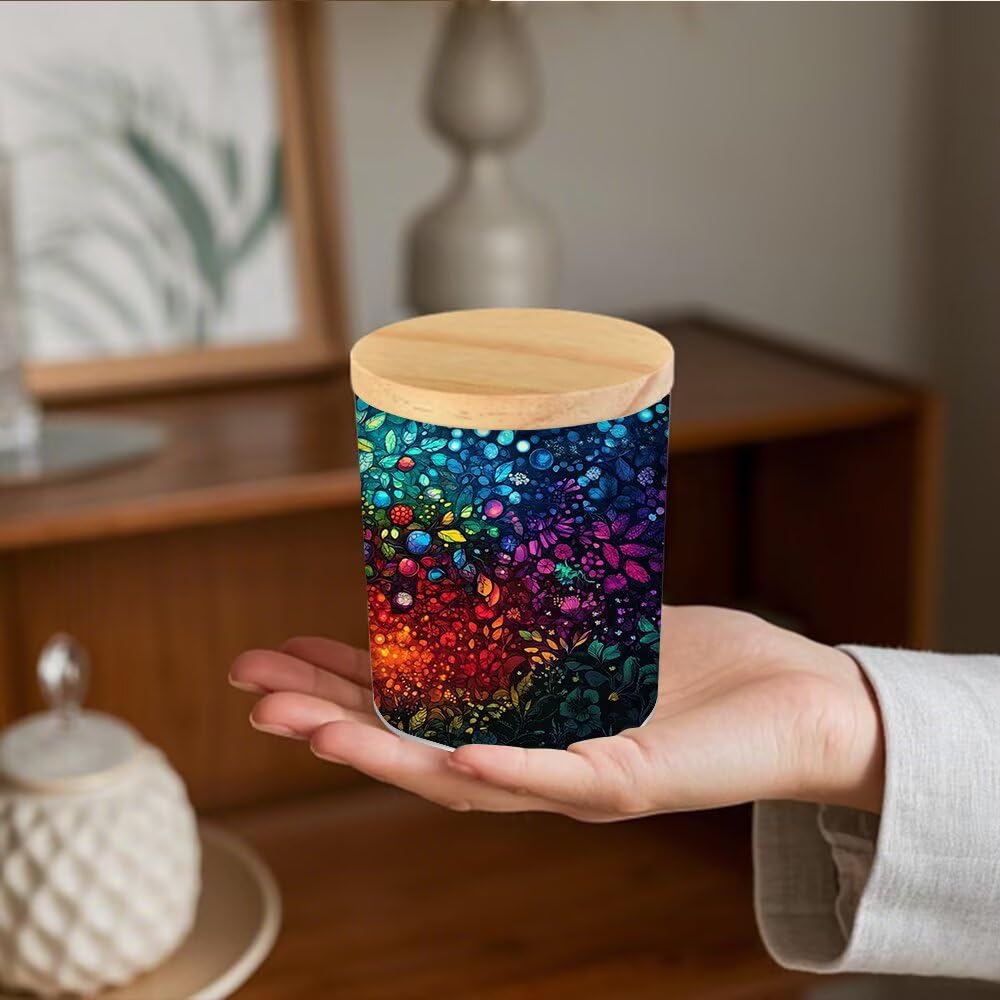 Stained Glass Tree of Life Tea Light Candle Holders, Memorial Tealight Candlesticks Votive Candle Holder, Tree of Life Battery Operated Tea Light Jar Home Decoration, 3.5"x2.8"