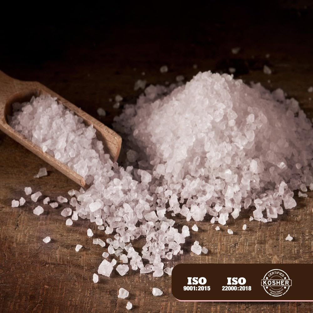 MARAS GOURMET Peruvian Pink Salt - Coarse Grain, Organic Mineral Salt Hand-Harvested from Maras Salt Mines | Gourmet Coarse Salt for Grinder & Grill 21 oz. (600g) Pouch.