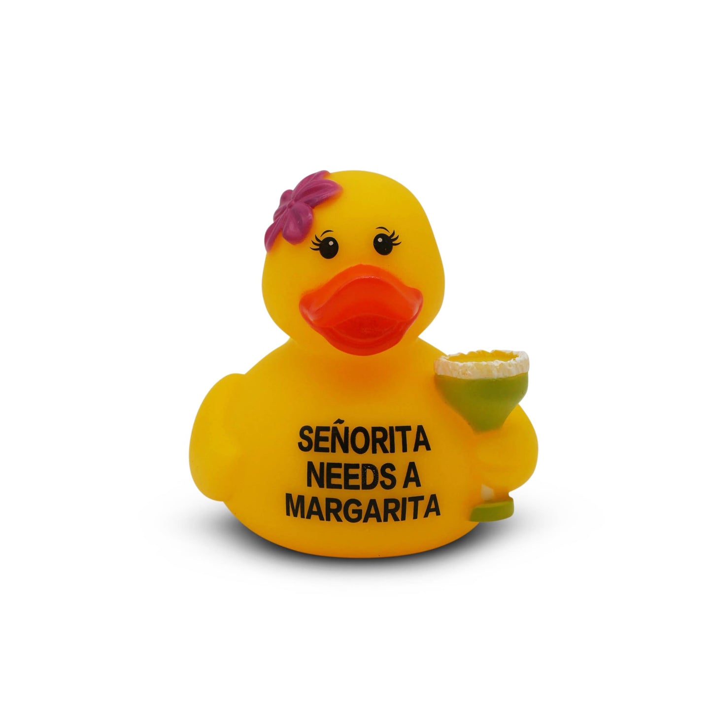 GOOFBALLS Funny Rubber Duck – Hilarious Decorative Duck for Bathroom, Desk, or Gag Gift – Quirky Collectible with Sarcastic Quote – Great Gift for Adults, Coworkers, or Friends-Margarita