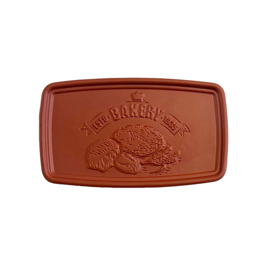 Fox Run Bread Warmer, 100% Terracotta Bread Warming Stone, Microwave & Oven Safe