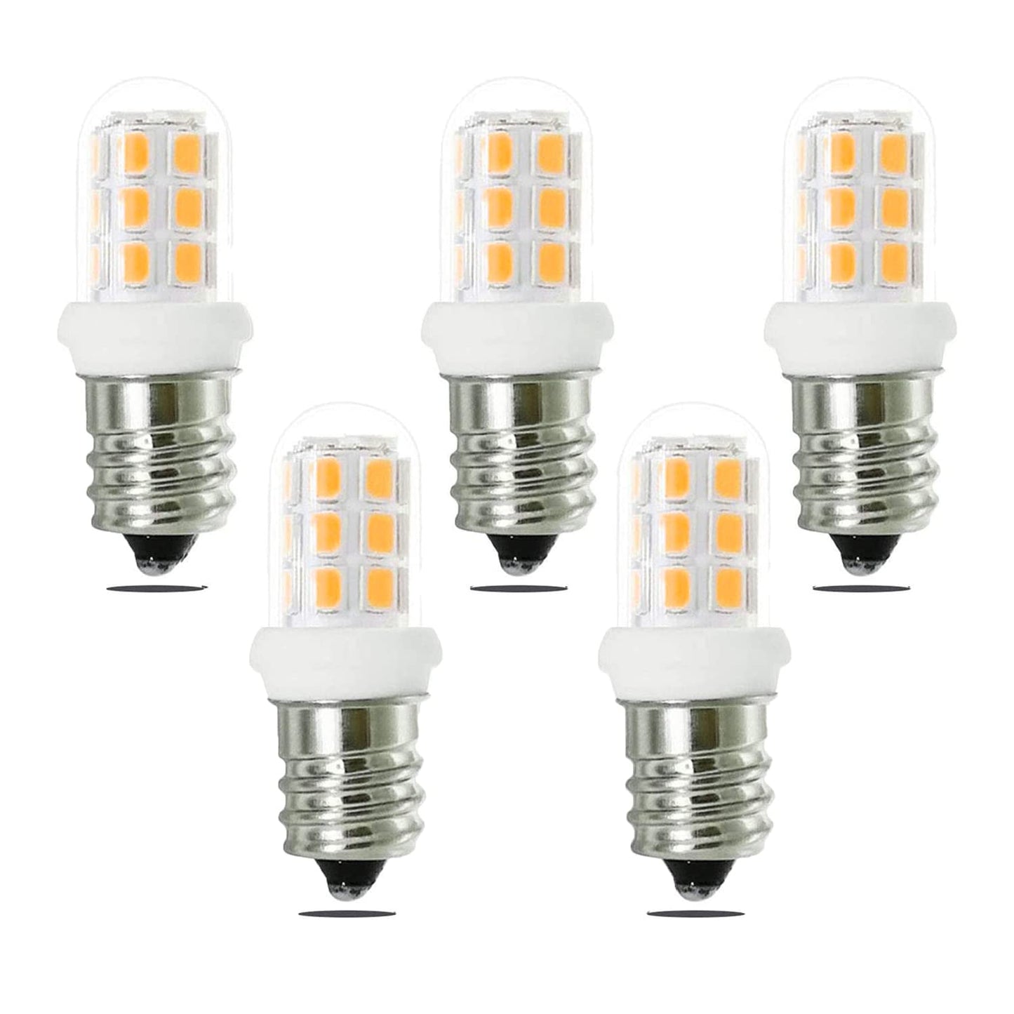 ZSSXOLED C7 E12 LED Bulbs Salt Lamp Light Bulb Replacement for 15W Himalayan Salt Lamps, Night Light Bulbs, Chandeliers, C7 LED Bulbs, 3000K 5 Pack