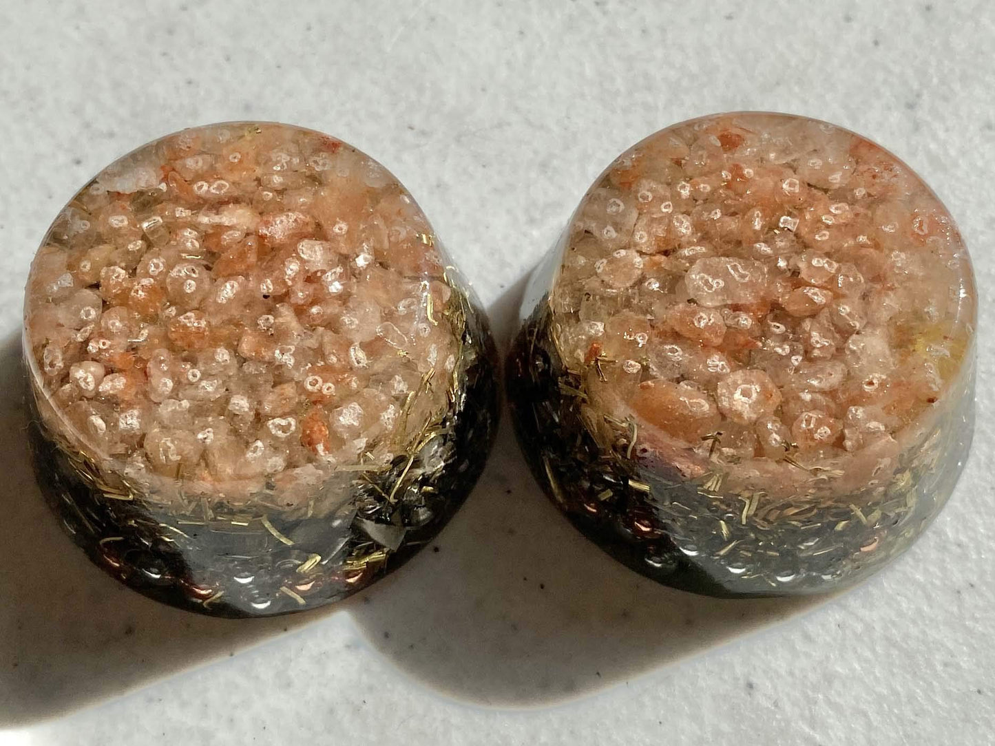 Himalayan Pink Salt Single Crystal Small Tower Buster Orgone Generator Energy Accumulator PERFECT GIFTING TOOL! Orgonite Many Beautiful Ingredients!(Salt Himalayan Pink)