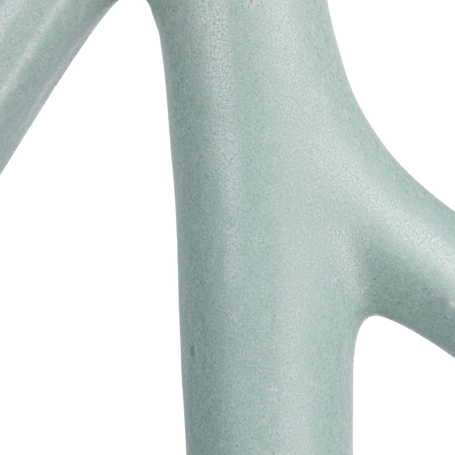 Bloomingville Stoneware Sculptural Vase, Matte Blue