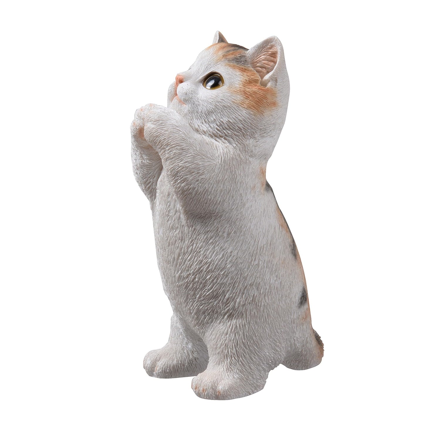 HI-LINE 7" H Calico Cat Kitten Statue Praying