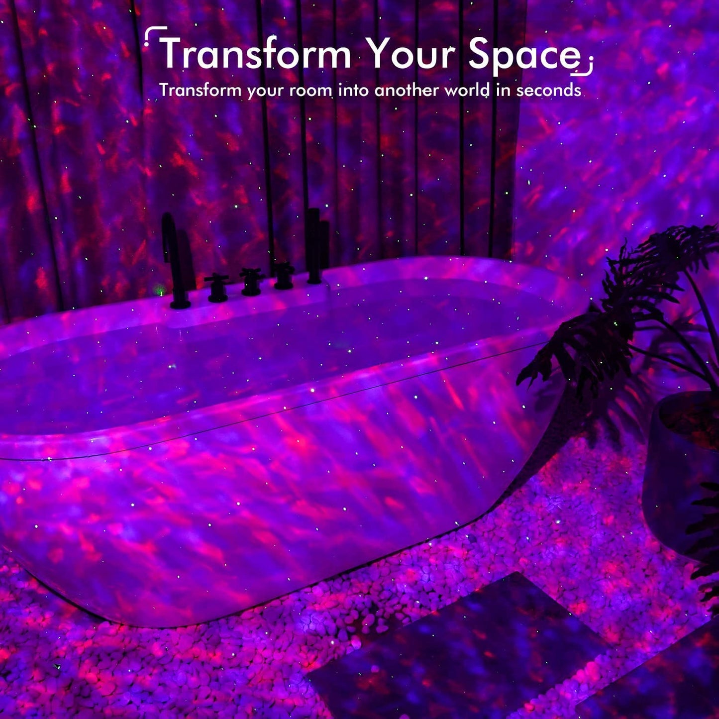 Elec3 Galaxy Projector for Bedroom, Star Projector Night Light with Bluetooth Speaker and Timer,Remote Control,Starry Nebula Ceiling LED Lamp for Kids Adults Room Decor