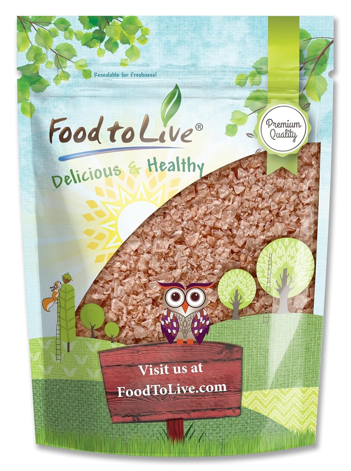 Food to Live - Himalayan Pink Salt Flakes, 6 Ounces – Flaky Salt Crystals, Pure, No Additives, Vegan, Kosher, Bulk. Gourmet Salt. Perfect to Use as a Finishing Salt. Not Suitable for Grinders