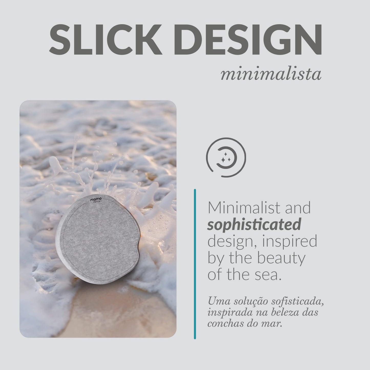 Momo Lifestyle Coasters for Drinks Drycup Stone Coaster Ultra Absorbent Made of Diatomaceous Earth Ideal for Wooden and Coffee Table Non Scratch Condensation Drink Coasters (2 Pack)