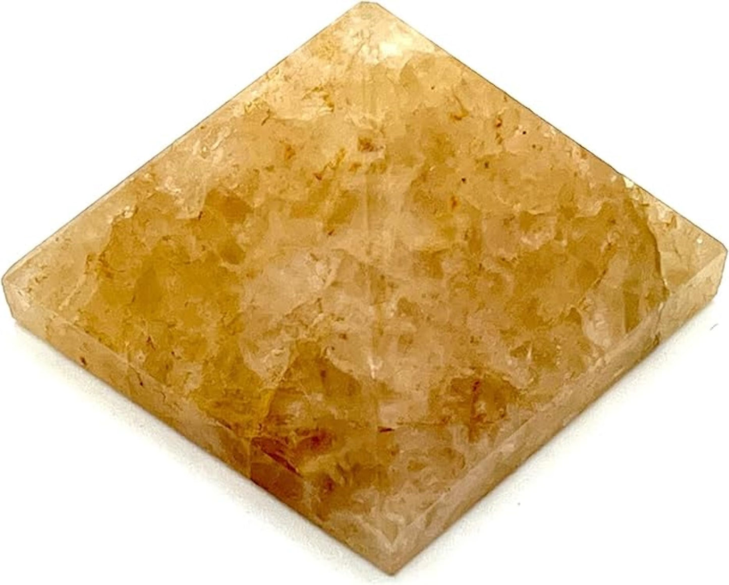 Yellow Quartz Pyramid 2 Inch – Scorpio Gemstone Solar Plexus Chakra